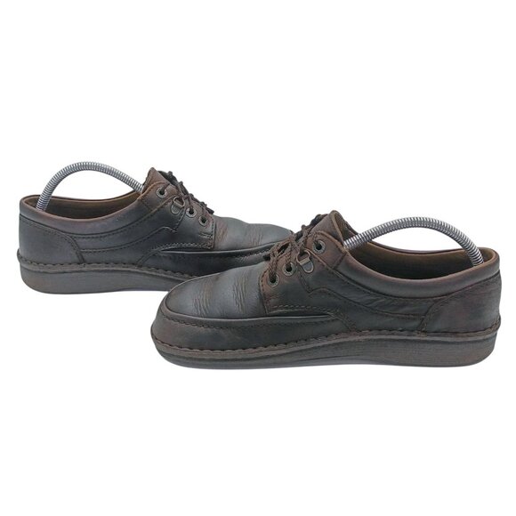 Birkenstock Shoes US Mens 8 Womens 10 Brown Leather Comfort Casual Made Germany - Picture 8 of 8